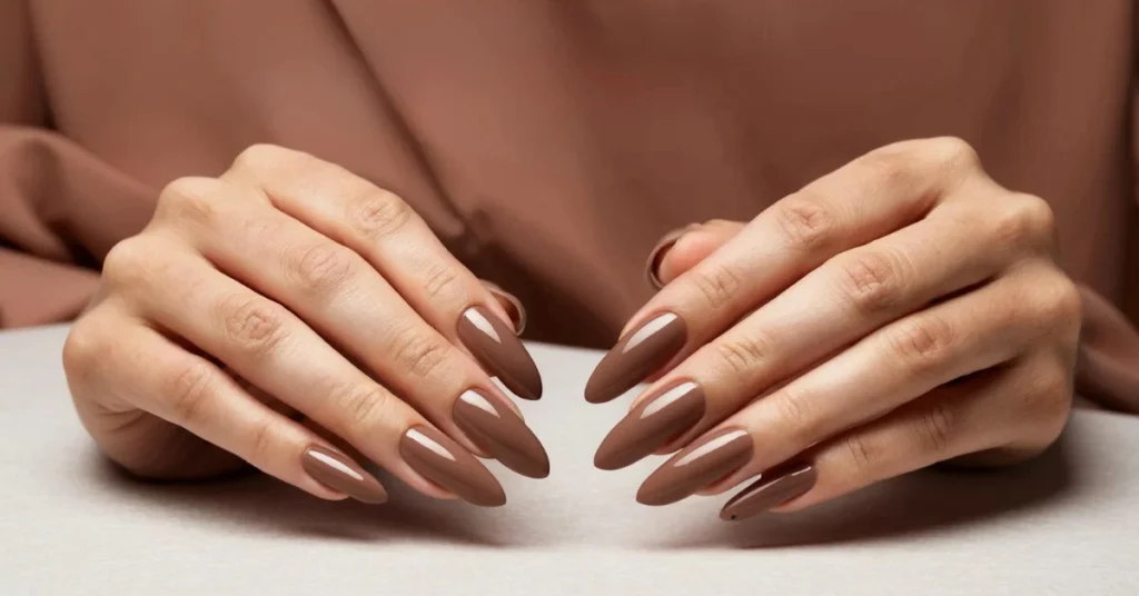 the perfect light brown nails color backstageviral.com